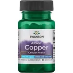 Swanson Copper Chelated (měď v chelátové vazbě) 2 mg 60 kapslí + Sleva 3 % pro registrované