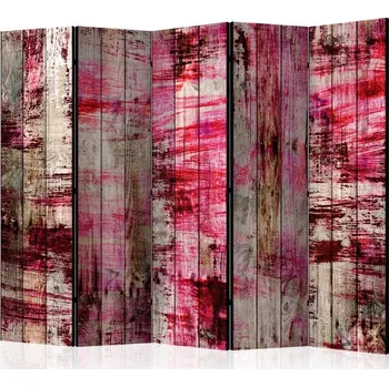 Paraván Paraván - Abstraktní dřevo II Velikost: 225x172 cm, Provedení: Oboustranný