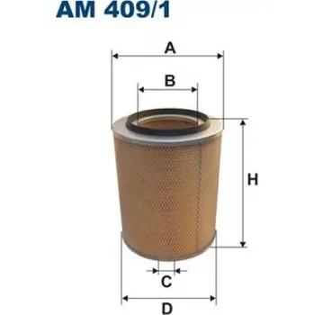 Vzduchový filtr FILTRON Vzduchový filtr AM 409/1