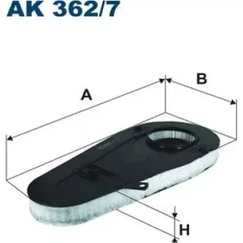 Vzduchový filtr FILTRON Vzduchový filtr AK 362/7