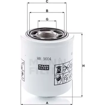 Hydraulický filtr MANN FILTER Filtr hydrauliky WH 945