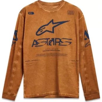 tričko NOOK KNIT dlouhý rukáv, ALPINESTARS (rezavá, vel. M)