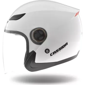 Helma na motorku přilba Reflex, CASSIDA - ČR (bílá, vel. S)