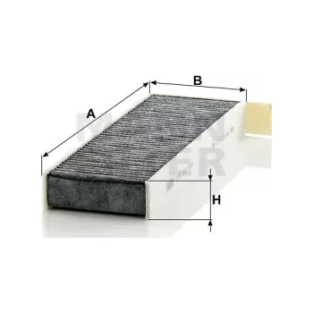 Kabinový filtr MANN FILTER Kabinový filtr CUK 29 003-2