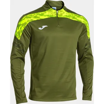 Pánská mikina JOMA CHAMPIONSHIP VIII TRÉNINKOVÁ MIKINA PÁNSKÁ - Khaki, Neon žlutá - velikost 4XL