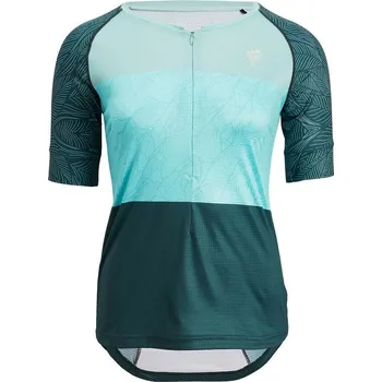 cyklistický dres Silvini dámský dres WD1432 stabina, garden-green Velikost: S