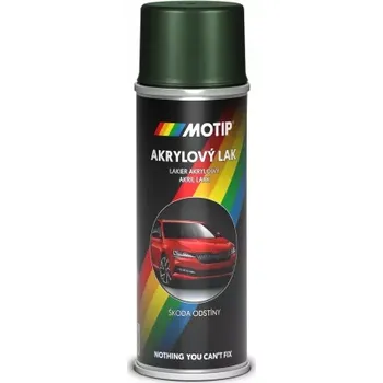 Silikonový sprej MOTIP Škoda tmavě zelená metalická 200ml