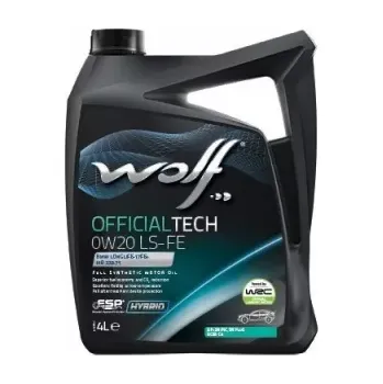 Motorový olej WOLF OFFICIALTECH 0W-20 LS FE 4L