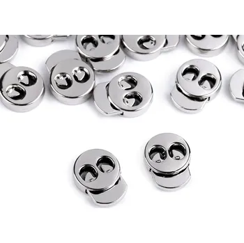 Kovové brzdičky 15x18 mm, malé, 1 nikl