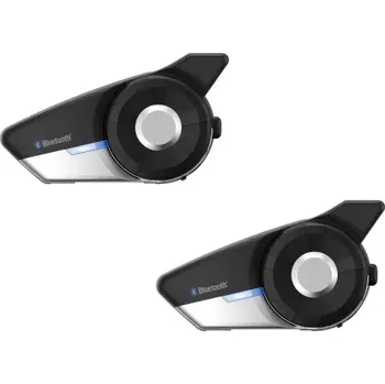 Interkom na motorku Bluetooth handsfree headset 20S EVO (dosah 2 km), SENA (sada 2 jednotek)