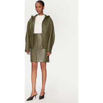 Dámská sukně 2NDDAY Kožená sukně 2251551606 190515 Zelená Regular Fit 34