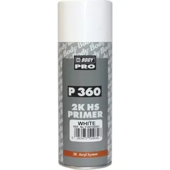 HB BODY fill 360 (2:1) plnič / antikorozní základ ve spreji bílý 400ml