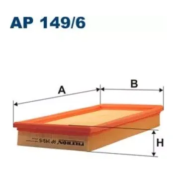 Vzduchový filtr FILTRON Vzduchový filtr AP 149/6