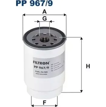 Palivový filtr FILTRON Palivový filtr PP 967/9