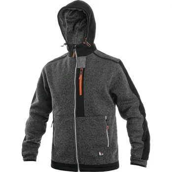 pracovní bunda CXS Bunda INDIANOPOLIS pánská, šedo - černo - oranžová Barva: Šedá -černá, Velikost: XL