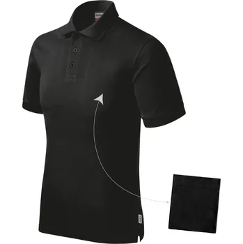 Pánské oblečení RIMECK® Resist Heavy Polo Polokošile pánská Barva: černá 01 (brand label), Velikost - cisla,pismena: M