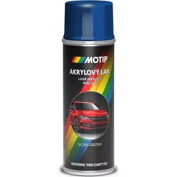 Silikonový sprej MOTIP Škoda modrá noční metalická 200ml