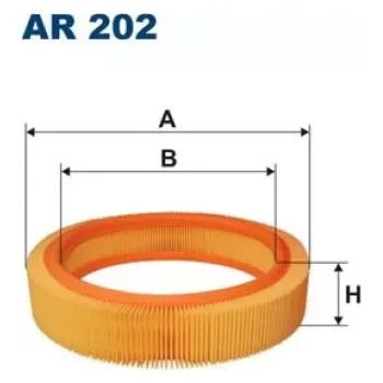 Vzduchový filtr FILTRON Vzduchový filtr AR 202