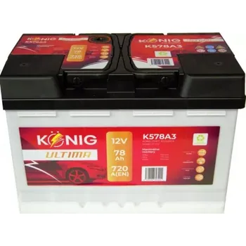 Autobaterie KÖNIG Konig Ultima K578A3 12V 78Ah 720A