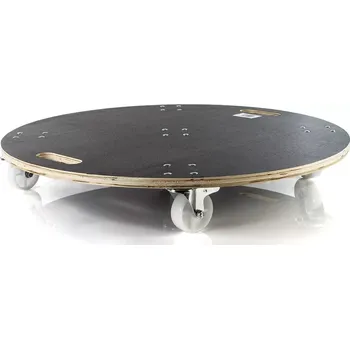 PŘEPRAVNÍ PLOŠINOVÝ VOZÍK KULATÁ PLOŠINA 72CM 300KG M800890