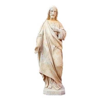 Zahradní dekorace Stojící Kristus – socha z umělého pískovce