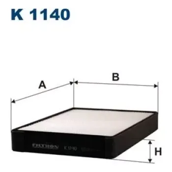 Kabinový filtr FILTRON Kabinový filtr K 1140