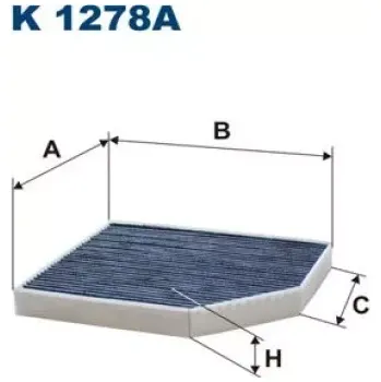 Kabinový filtr FILTRON Kabinový filtr K 1278A
