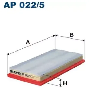 Vzduchový filtr FILTRON Vzduchový filtr AP 022/5