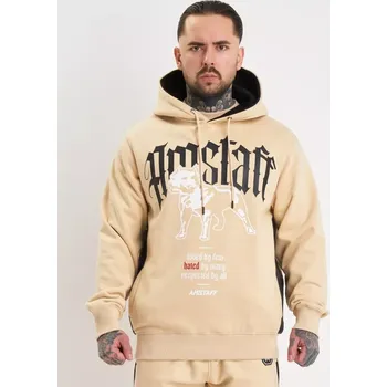 Pánská mikina Amstaff Pánská Mikina Weldon Hoodie Beige