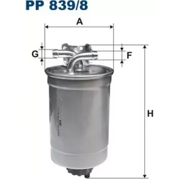 Palivový filtr FILTRON Palivový filtr PP 839/8