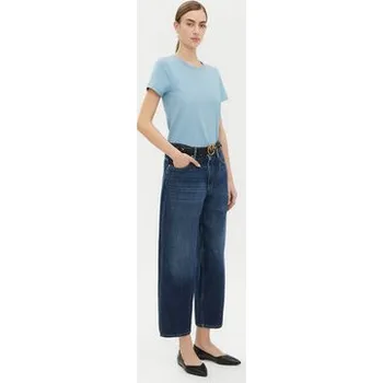 Pánské tričko PINKO T-Shirt 100355 A2HN Modrá Regular Fit XS