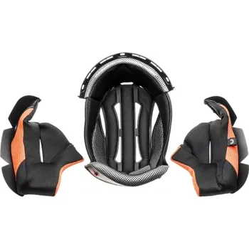 Klobouk lícnica a klobouk pro helmy Cross Cup Two/Sonic, CASSIDA (černá/šedá/oranžová, vel. XS)