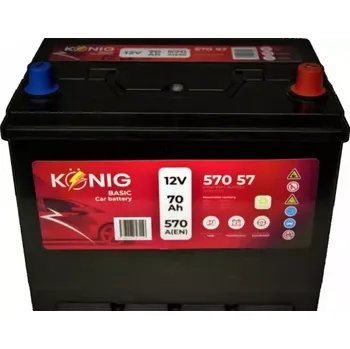 Autobaterie KÖNIG König Basic K57057 P+ 12V 70Ah 570A