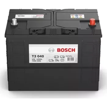 Autobaterie BOSCH T3 12V 125Ah 720A 0092 T30 401