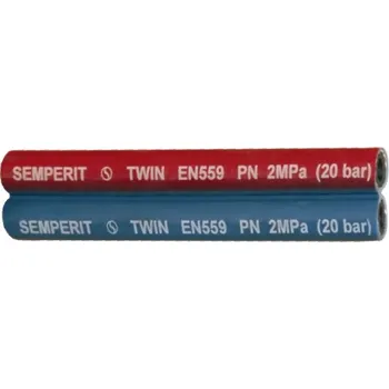 Plynová hadice CODAN 6/13 TWIN WELDING TGT - EN 559 - hadice pro technické plyny, 6+6 mm, 20 bar, ISO 3821