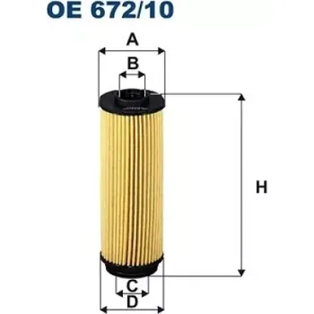 Olejový filtr FILTRON Olejový filtr OE 672/10