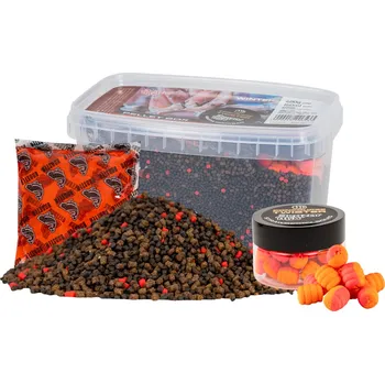 Benzar Mix Winter Pellet Box 400 g + Twister Nástraha + Aroma Sáček - Squid