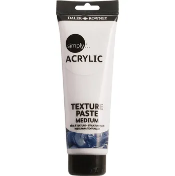 Speciální výtvarná barva Daler Rowney Simply Texture Strukturovací pasta 250 ml Textura