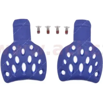 Moto obuv slidery paty pro boty SUPERTECH R, ALPINESTARS (modré, pár, vel. 39/41)