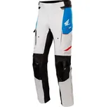 kalhoty ANDES DRYSTAR HONDA kolekce, ALPINESTARS (světle šedá/černá/modrá/červená, vel. S)