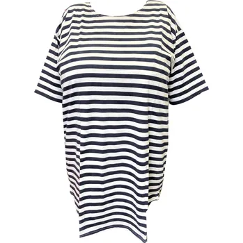 Dámské tričko Pruhované maxitriko - v nadměrné velikosti 0377