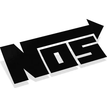 Samolepicí dekorace na vozidlo Samolepka NOS - 12x5,3