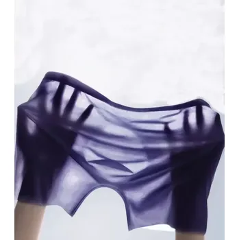 Boxerky IGNITE Pánské poloprůhledné boxerky modré XL/2XL + Doprava zdarma