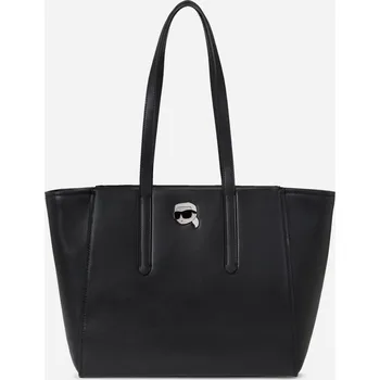 Kabelka KABELKA KARL LAGERFELD K/IKONIK 2.0 LEATHER TOTE PIN BLACK