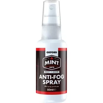 Příslušenství k helmě na motorku MINT antifog sprej proti zamlžení plexi, aplikátor s rozprašovačem 50 ml
