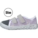 Barefoot tenisky Jonap Airy - fialová květ (SLIM verze) dívčí Velikost: 23