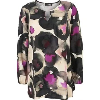 Dámská halenka Luxusní halenka s dlouhým rukávem a ozdobným detailem u výstřihu - v nadměrné velikosti 4285