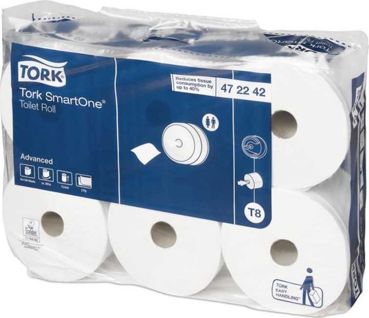 toaletní papír TORK SmartOne se středovým odvíjením, 2-vrstvý (6 ks/balení)