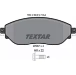 TEXTAR Sada brzdových doštiček 2208701
