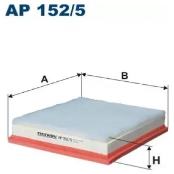Vzduchový filtr FILTRON Vzduchový filtr AP 152/5